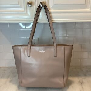 Kate Spade Purse Handbag Leather New York Kelsey Large Carry All Tote Bag